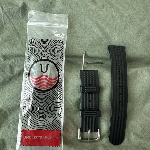 엉클세이코 와플 러버밴드 22mm 숏