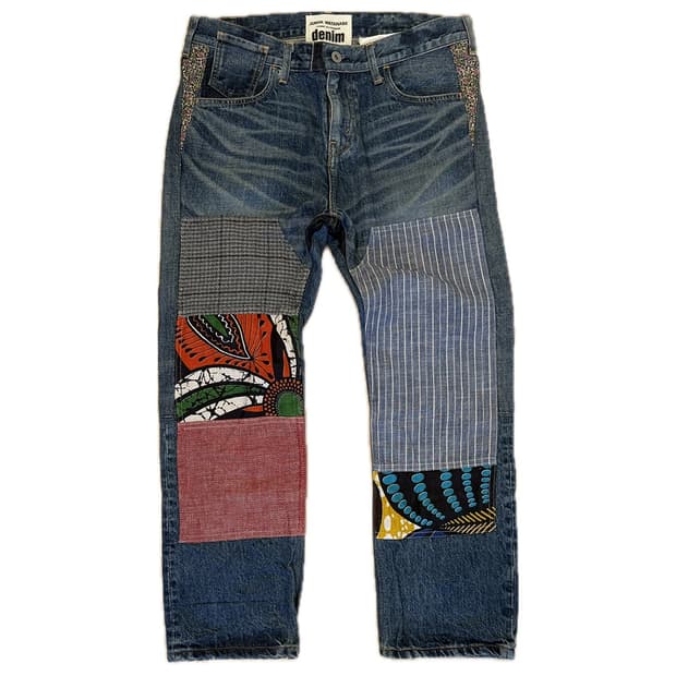 준야와타나베 패치 청바지