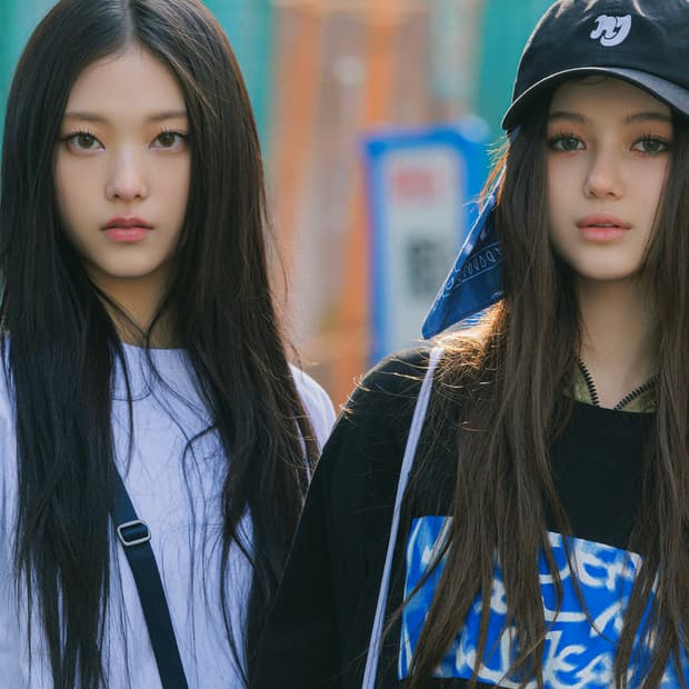 NewJeans 뉴진스 x 후지와라 히로시 꼴레 볼캡 블랙 버전 2
