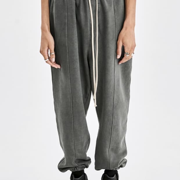 어텐션로우 피그먼트 조거팬츠