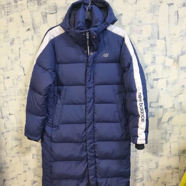 뉴발란스 덕다운 롱패딩 