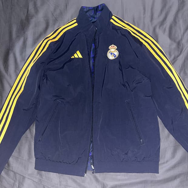 아디다스 레알 마드리드 앤썸 자켓 레전드 잉크 m사이즈