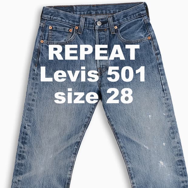 빈티지 리바이스 501 28 인치 LV50129100