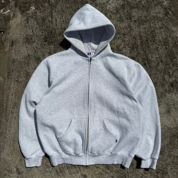 [XL] 90s Russell 러셀 멜란지 후드집업