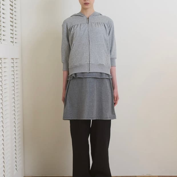 페스토 원피스+후드집업