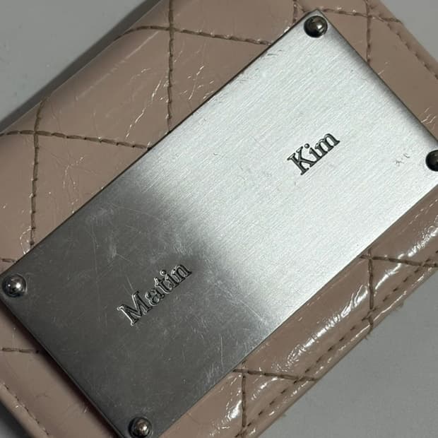 마뗑킴 카드 지갑 - PINK