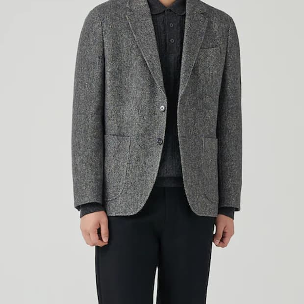 빈폴 방모 헤링본 자켓