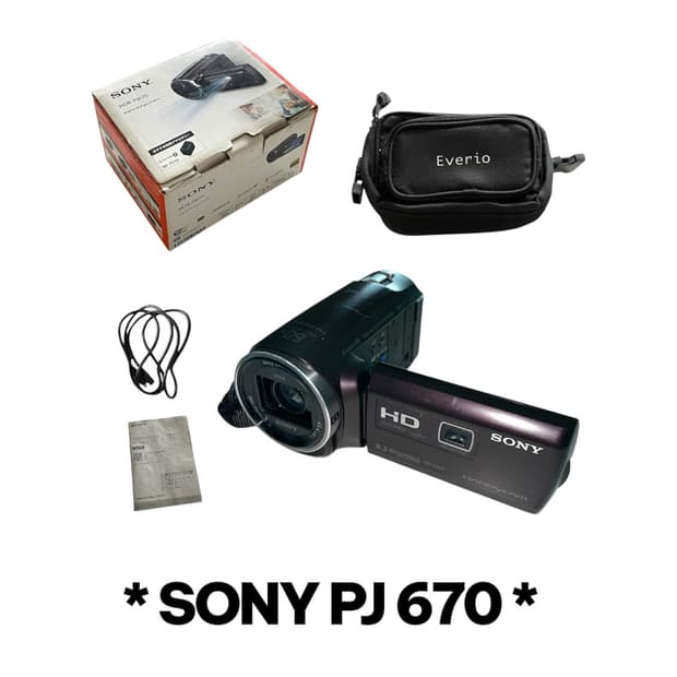 빈티지캠코더 SONY PJ670 풀박스  
