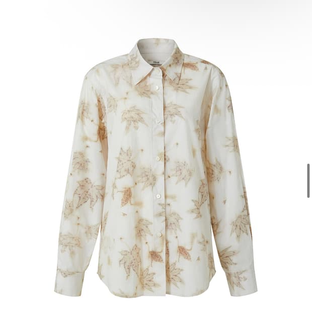 티크 cotton shirts_maple ivory