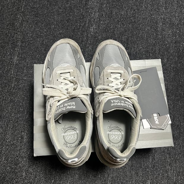 뉴발란스 993 메이드 인 USA 그레이 - D 스탠다드