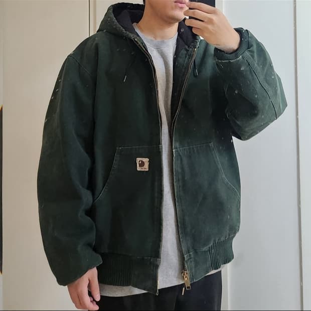 칼하트 빈티지 j130 스프루스 그린