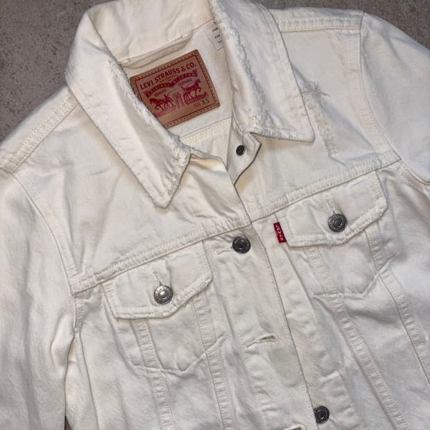 리바이스 여성 데님 자켓 