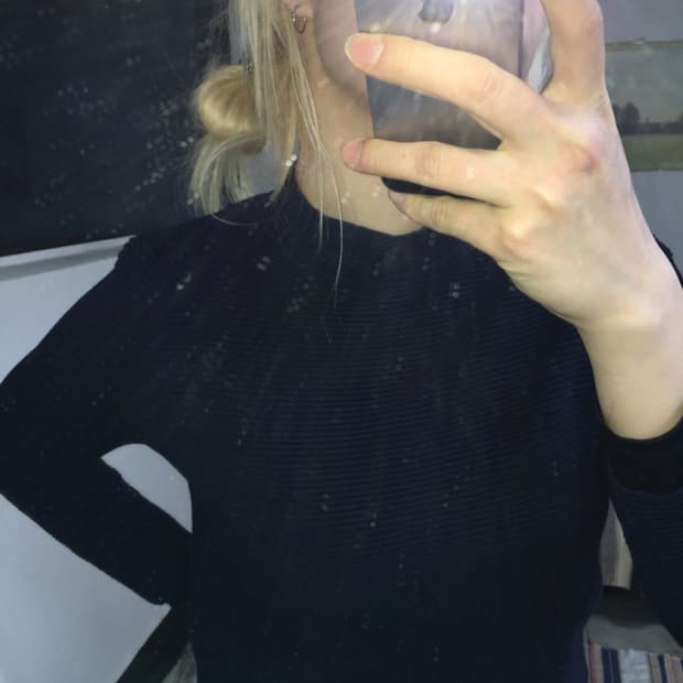 투티/0194 cos 골지 긴팔 니트 라인