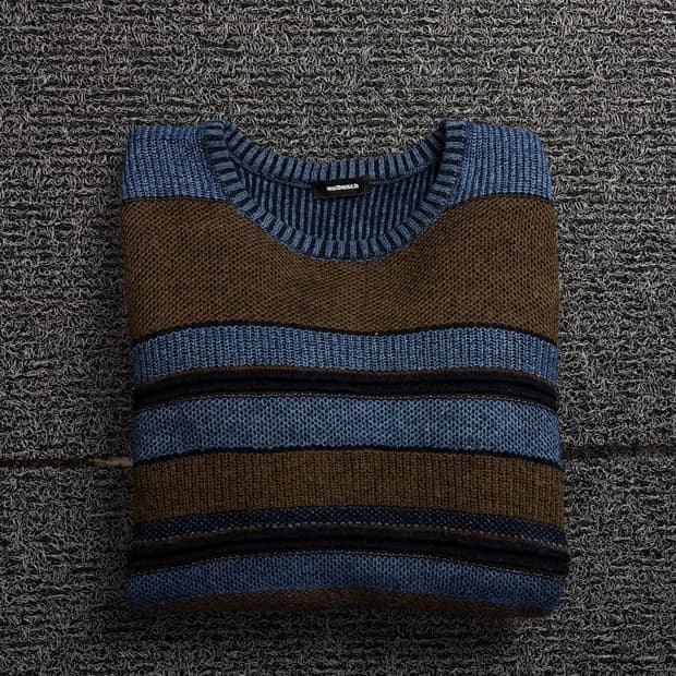 Walbusch 아카이브 빈티지 케이블 패턴 박시핏 스웨터 1949