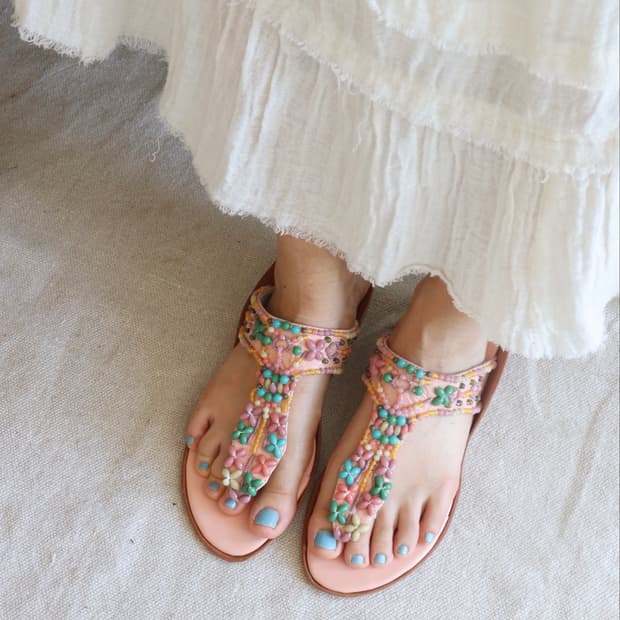 [Tsumori Chisato] Color Beads Sandal