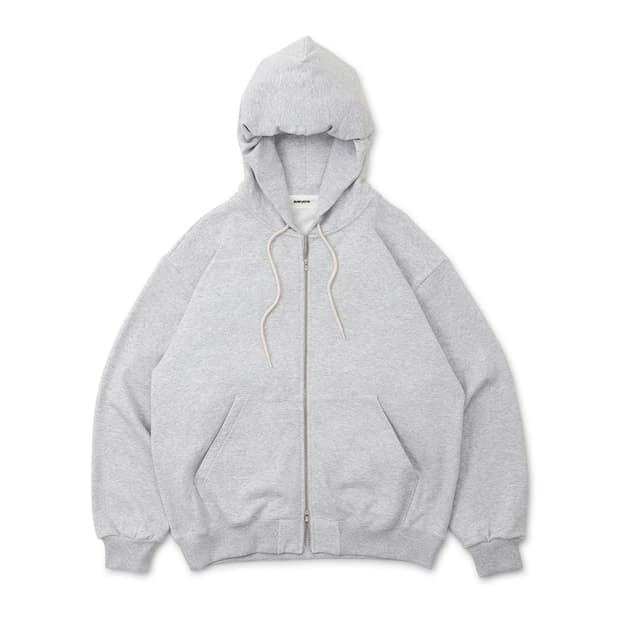 everyone 에브리원 도쿄 럭셔리 코튼 집업 후디 그레이