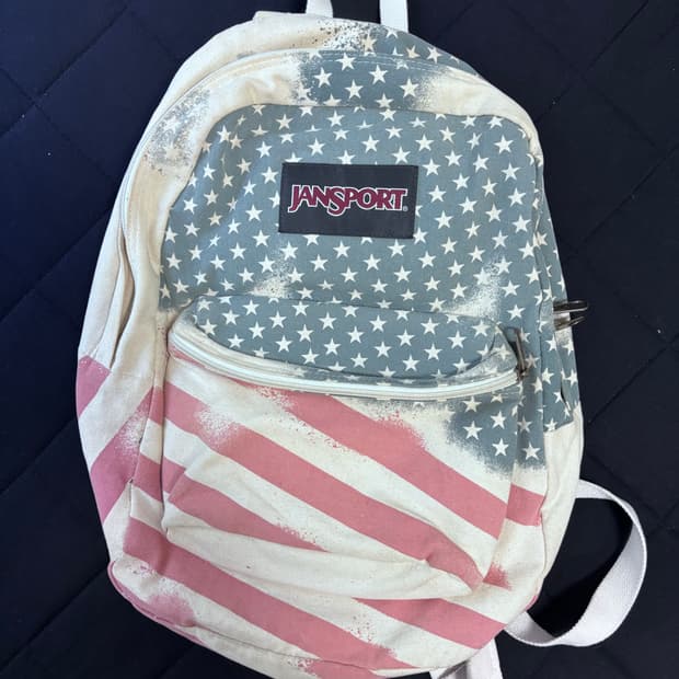 잔스포츠 USA 성조기 백팩