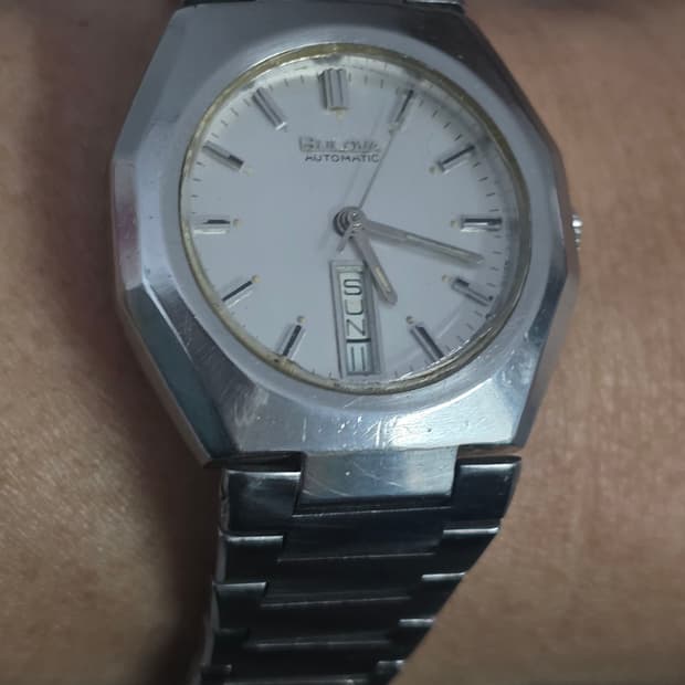 브로바(Bulova) 빈티지 옥타 데이데이트 오토메틱 시계