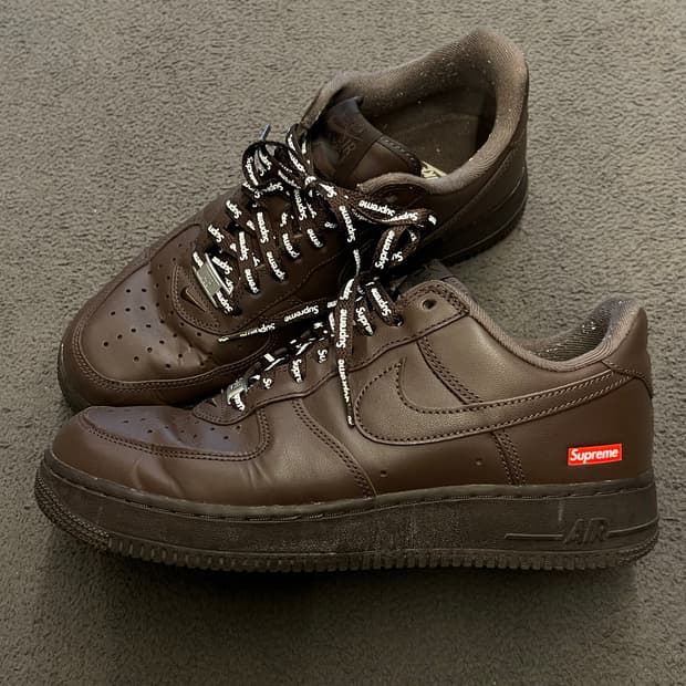 나이키 슈프림 포스 브라운 단품 처분 크림발