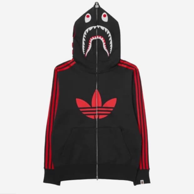 베이프X아디다스 콜라보 후드집업 풀집업 구해요