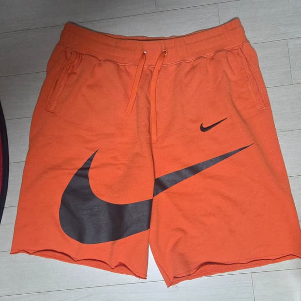 [2XL, 체감 XL] 나이키 스우시 로고 니트 반바지 쇼츠