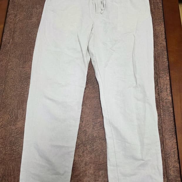 아르켓 린넨 혼방 밴딩 팬츠 34