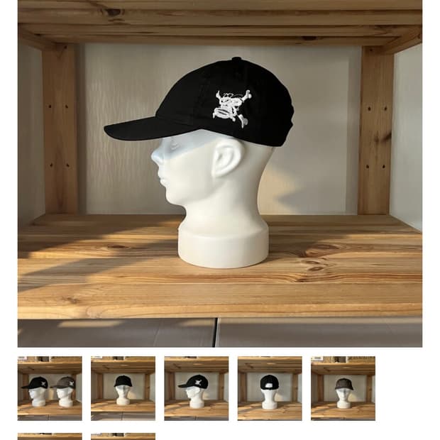 보이롱페이스 글리치 로고 볼캡