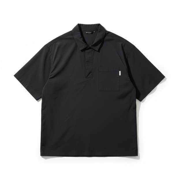 스노우피크 하프 슬리브 아노락 셔츠 다크 차콜 M