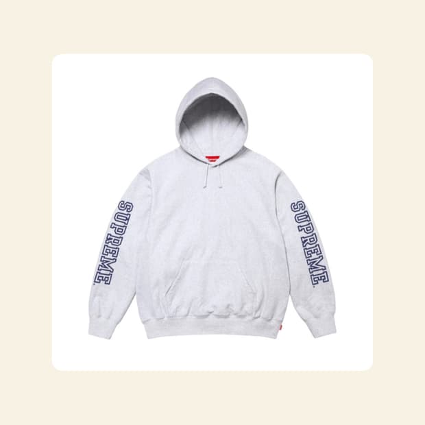슈프림 supreme 컬리지에이트 후드 hoodie 24fw