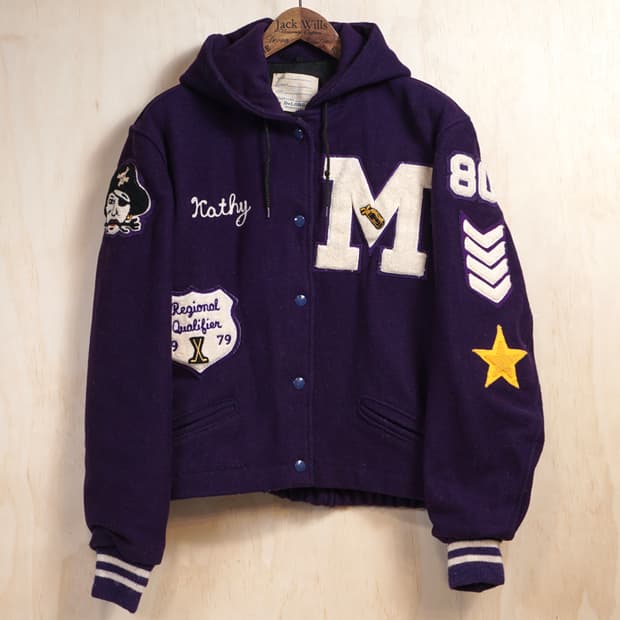 Delong 미국 우먼 바시티 자켓