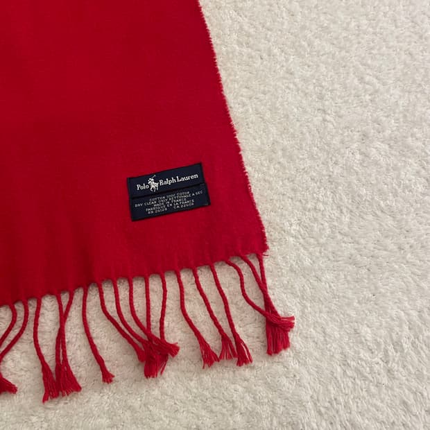 폴로 레드 머플러