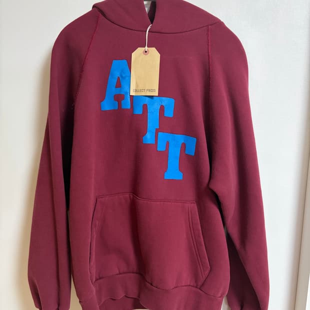 [M]컬렉트피시스 att 후드티 버건디