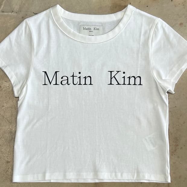 🫶🏻 새상품 마뗑킴 여성용 White 반팔티 🫶🏻