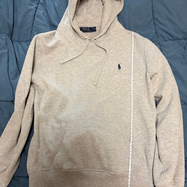 폴로 회색 후드티