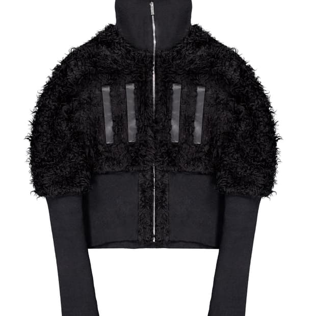 yyyy 퍼 후드 집업 자켓 