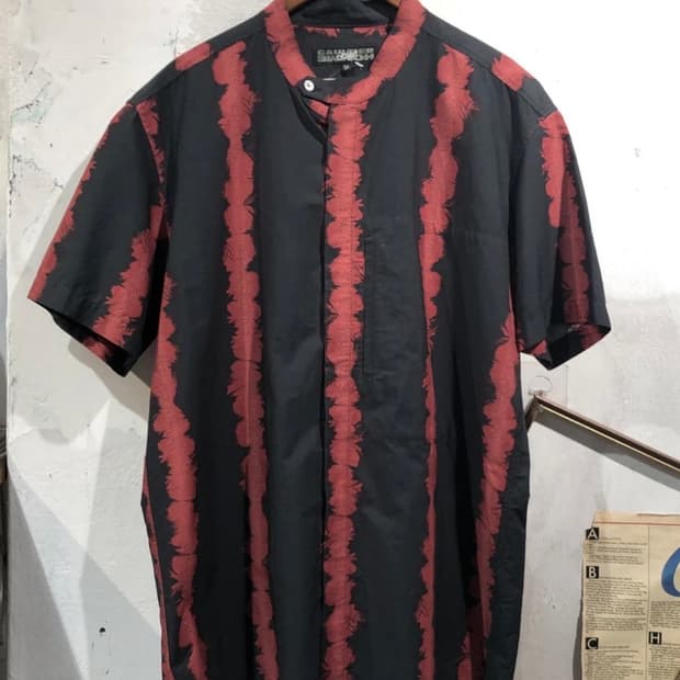 [2445] Jean paul gaultier pattern shirt