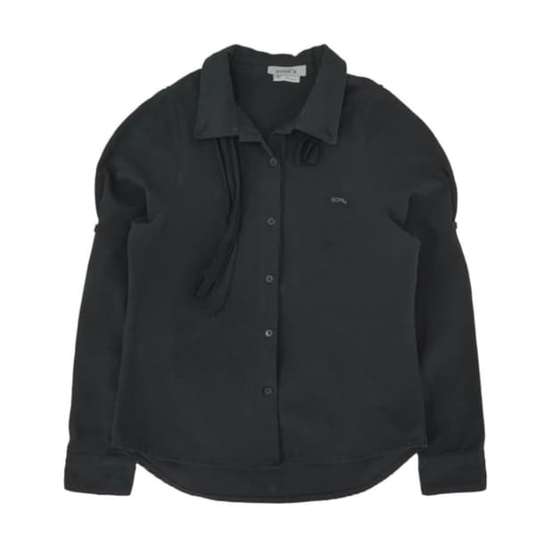 가든 테이프 셔츠 블랙