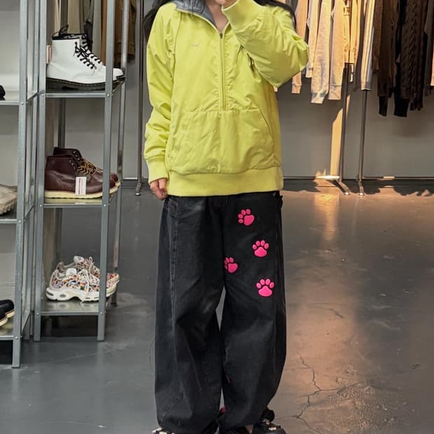 나이키 아노락 라임 후드점퍼 A1681