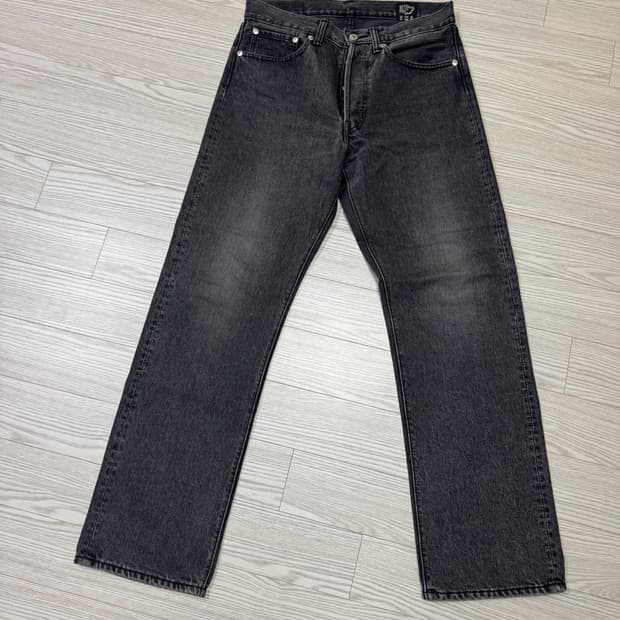 오어슬로우 바지 105W STONE DENIM - BLACK 1사이즈