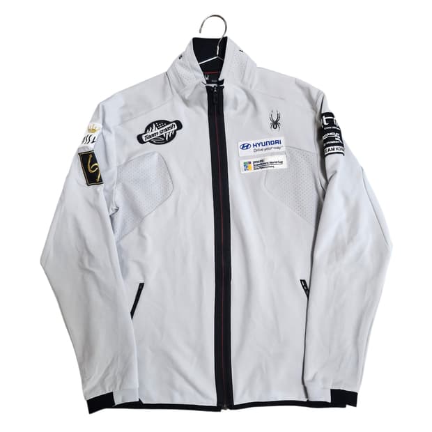 스파이더 팀 코리아 바람막이 져지 자켓 연그레이 XL