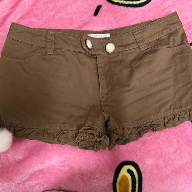 라떼갸루 트랄라라 리본 폼폼이 큐롯 바지 리즈리사 핀터깔 히메카지