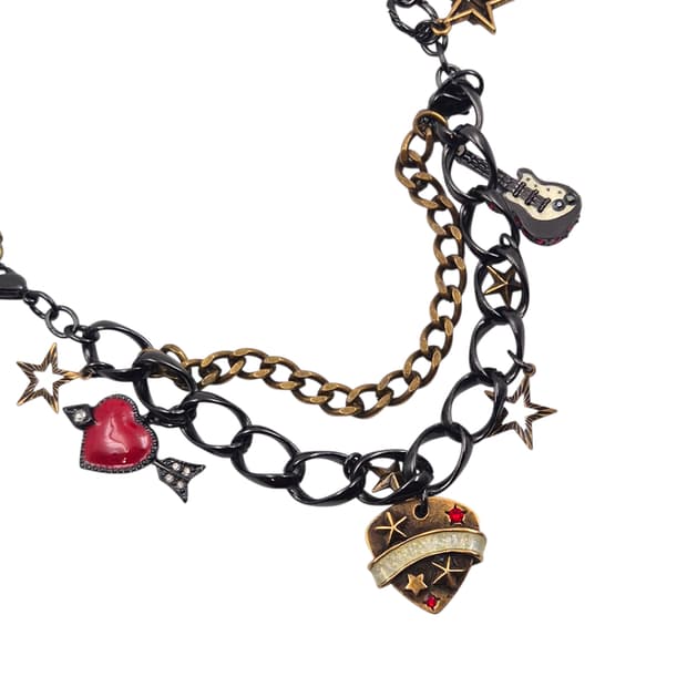 08s 안나수이 에디션 한정 기타 하트 목걸이