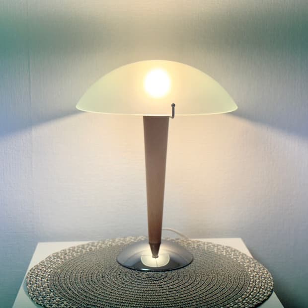 빈티지 이케아 크빈톨(KVINTOL) 우드 탁상 조명