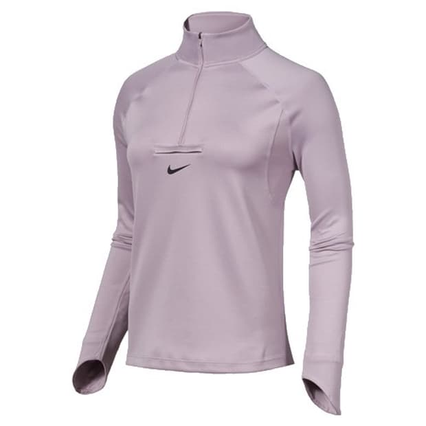나이키 드라이핏 하프집업 라벤더 DRI-FIT 트레일 러닝 우먼
