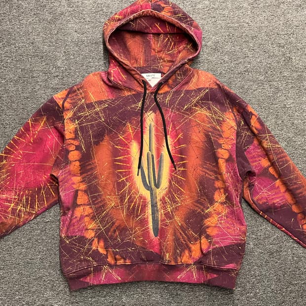 [100~105] 살루트 캑터스 프린팅 후드티