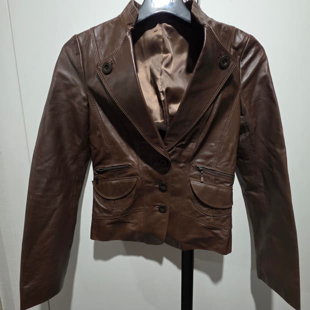 브라운 양가죽 자켓55
