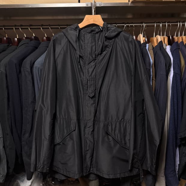 comoli 코모리 코튼 실크 밀리터리 파카