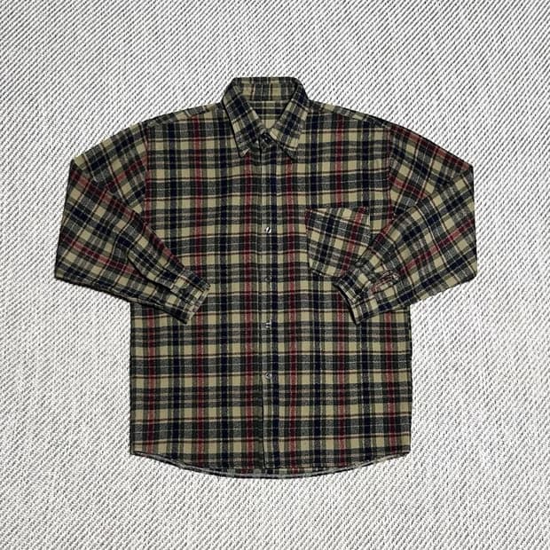 [S] Vintage 빈티지 플란넬 체크셔츠