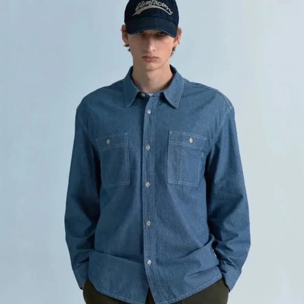 샴브레이 셔츠  oam.factory X PLAC