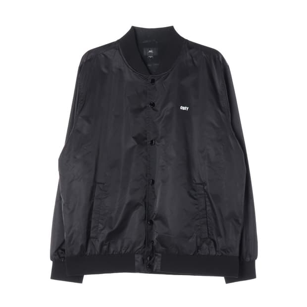 OBEY 빅페이스 로고 블랙 코치자켓 XL